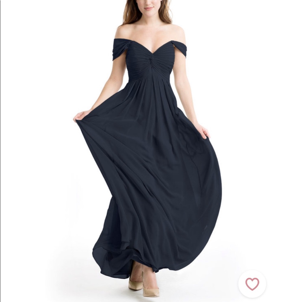 Azazie-Kaitlynn. Size A4. Dark Navy